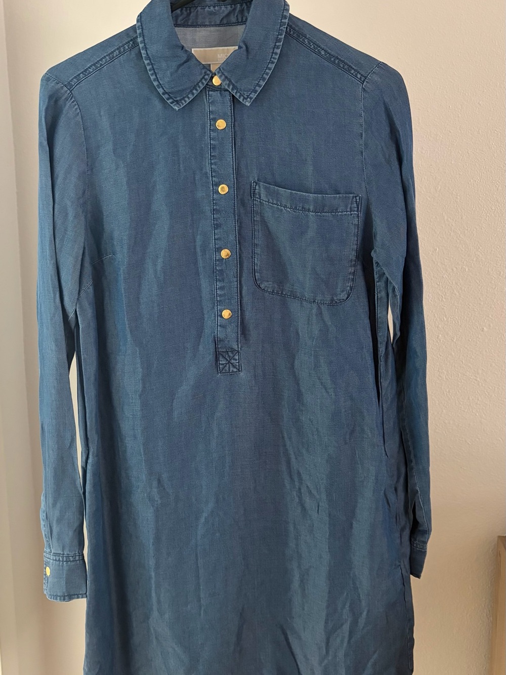 Michael Kors Women’s Denim Dress with Pockets.